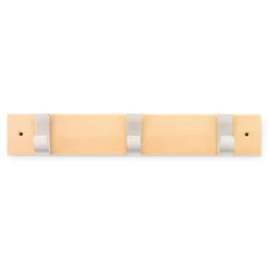 Colgador 3 ganchos Natural