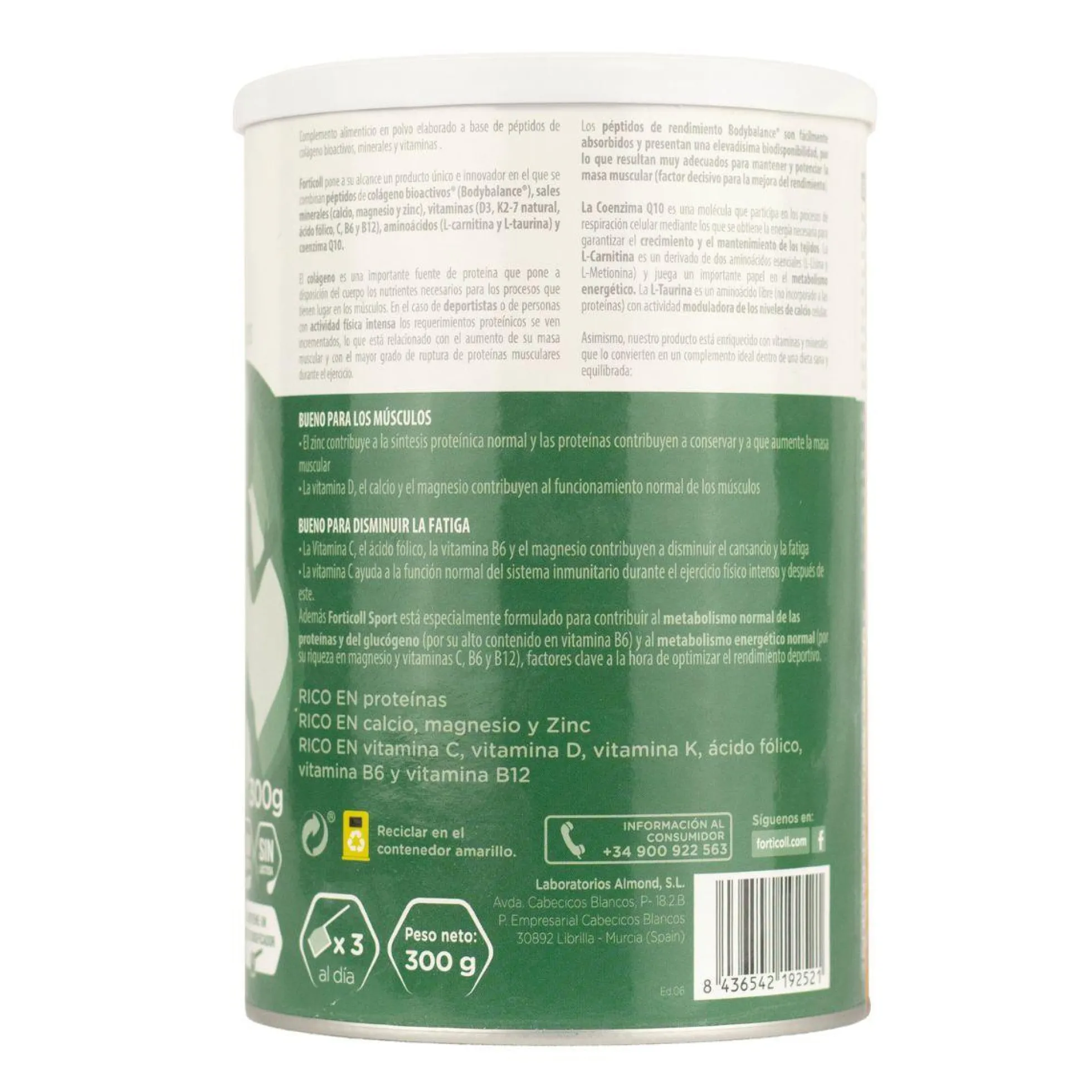 Colágeno BioActivo SportForticoll 300 g