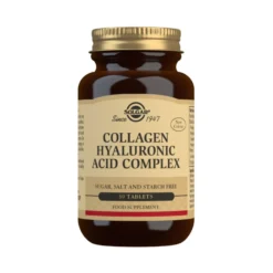 Colágeno ácido hialurónico complex 30 comp 120 mg-Solgar