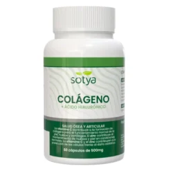 Colágeno con hialurónico, Sotya, 60 cápsulas