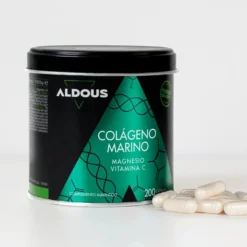 Colágeno Hidrolizado Puro con Magnesio y Vitamina C Aldous 200 Cápsulas