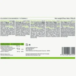 Colágeno Hidrolizado Puro con Magnesio y Vitamina C Aldous 200 Cápsulas