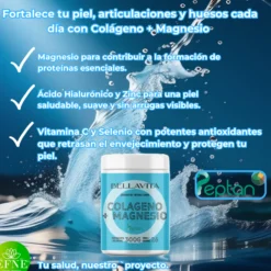 Colágeno + Magnesio Efne – Peptan® 300g Sabor Neutro