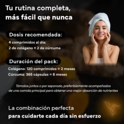 Colágeno Marino Con Magnesio Y Ácido Hialurónico + Cúrcuma Eco. Sevens Nutrition. Huesos, Articulaciones, Piel, Músculos