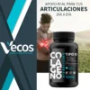 Colágeno Tipo Ii Vecos 160 Cápsulas | Comfort Para Articulaciones Y Movilidad | Glucosamina + Condroitina + Msm