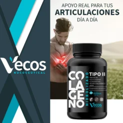 Colágeno Tipo Ii Vecos 160 Cápsulas | Comfort Para Articulaciones Y Movilidad | Glucosamina + Condroitina + Msm