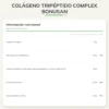 Colágeno Tripéptido Complex Bonusan 320 g