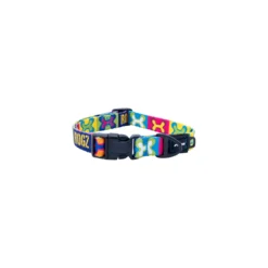 Collar Para Perro, Modelo Fusion De Rogz, Estampado Pop Art. Talla S (8-14kg)