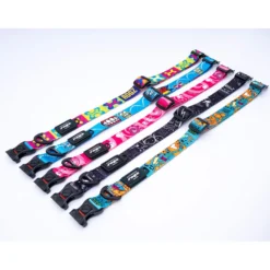 Collar Para Perro, Modelo Fusion De Rogz, Estampado Pop Art. Talla S (8-14kg)
