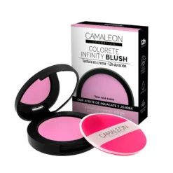 Colorete Infinity Blush Rosa Camaleon Cosmetics