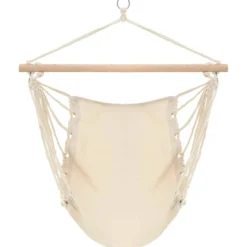 Columpio/hamaca Grande De Tela Blanco Crema