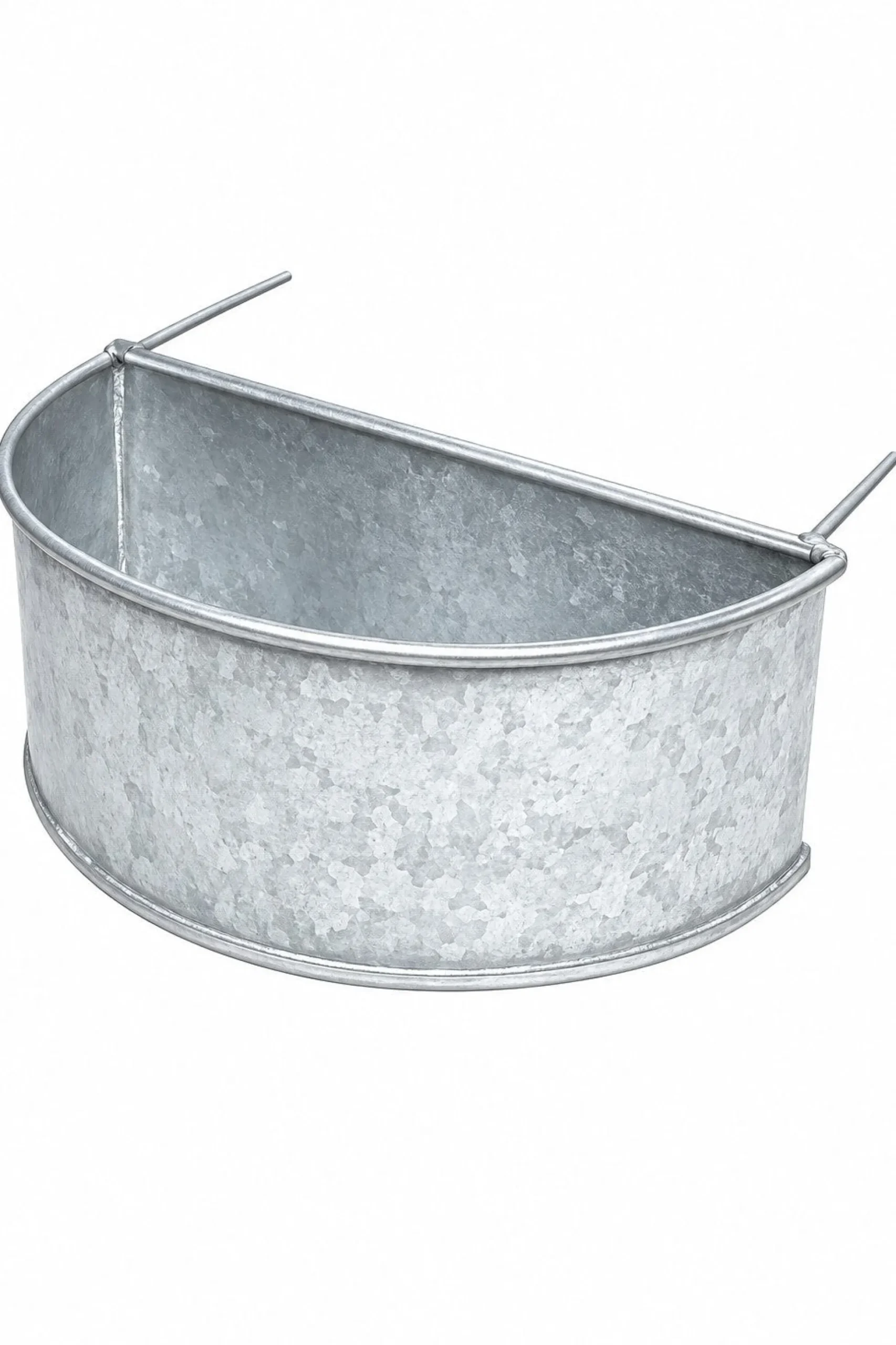 Comedero Media Luna Galvanizado 16,5 X 10 X 6 Cm Gaun