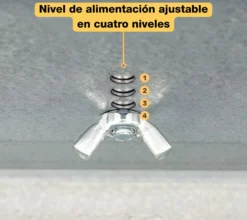 Comedero Para Gallinas Robust® | Tolva Antidesperdicio De Acero Galvanizado Para Exterior | Altura Regulable (12kg)