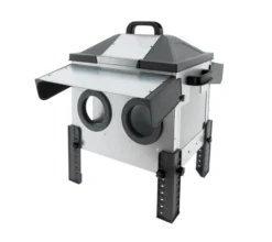 Comedero Para Gallinas Robust® | Tolva Antidesperdicio De Acero Galvanizado Para Exterior | Altura Regulable (12kg)