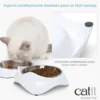 Comedero para Gatos Blanco Catit PIXI