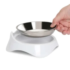 Comedero para Gatos Blanco Catit PIXI
