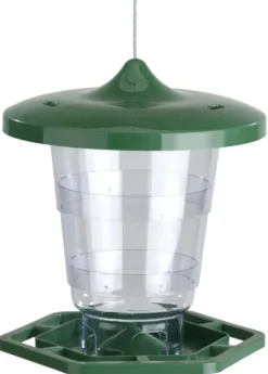 Comedero Silo Pájaros Verde