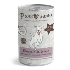 Comida húmeda Barf perros Banquete de conejo Puromenu 400 g