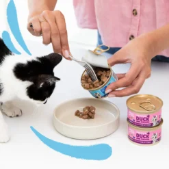 Comida húmeda gatos en salsa Trocitos de Bacalao y Pollo Edgard & Cooper 85 g