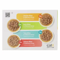 Comida húmeda para gatos Bites Pack Variado Cuisine 12 x 75 g Catit