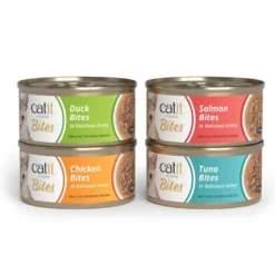 Comida húmeda para gatos Bites Pack Variado Cuisine 12 x 75 g Catit