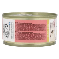 Comida húmeda para gatos Bites de salmón Cuisine 75 g Catit
