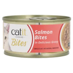 Comida húmeda para gatos Bites de salmón Cuisine 75 g Catit