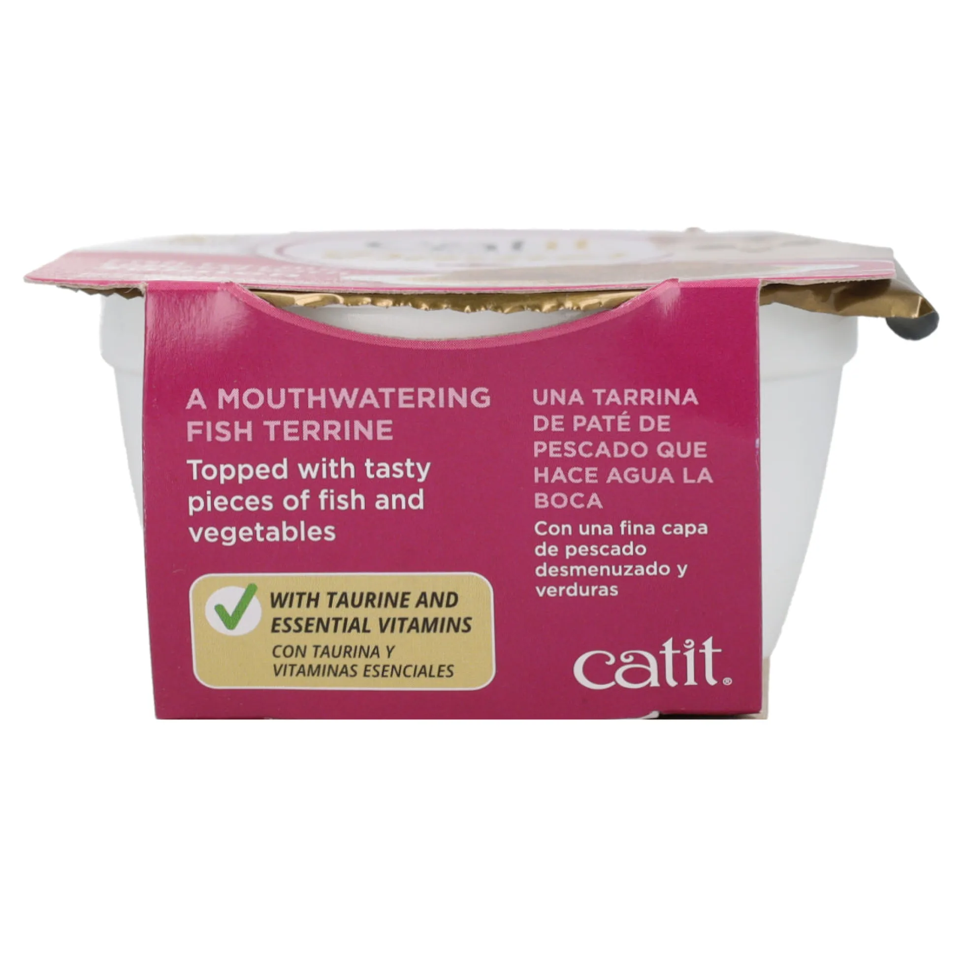 Comida húmeda para gatos Dinner pescado con salmón Cuisine 75 g Catit