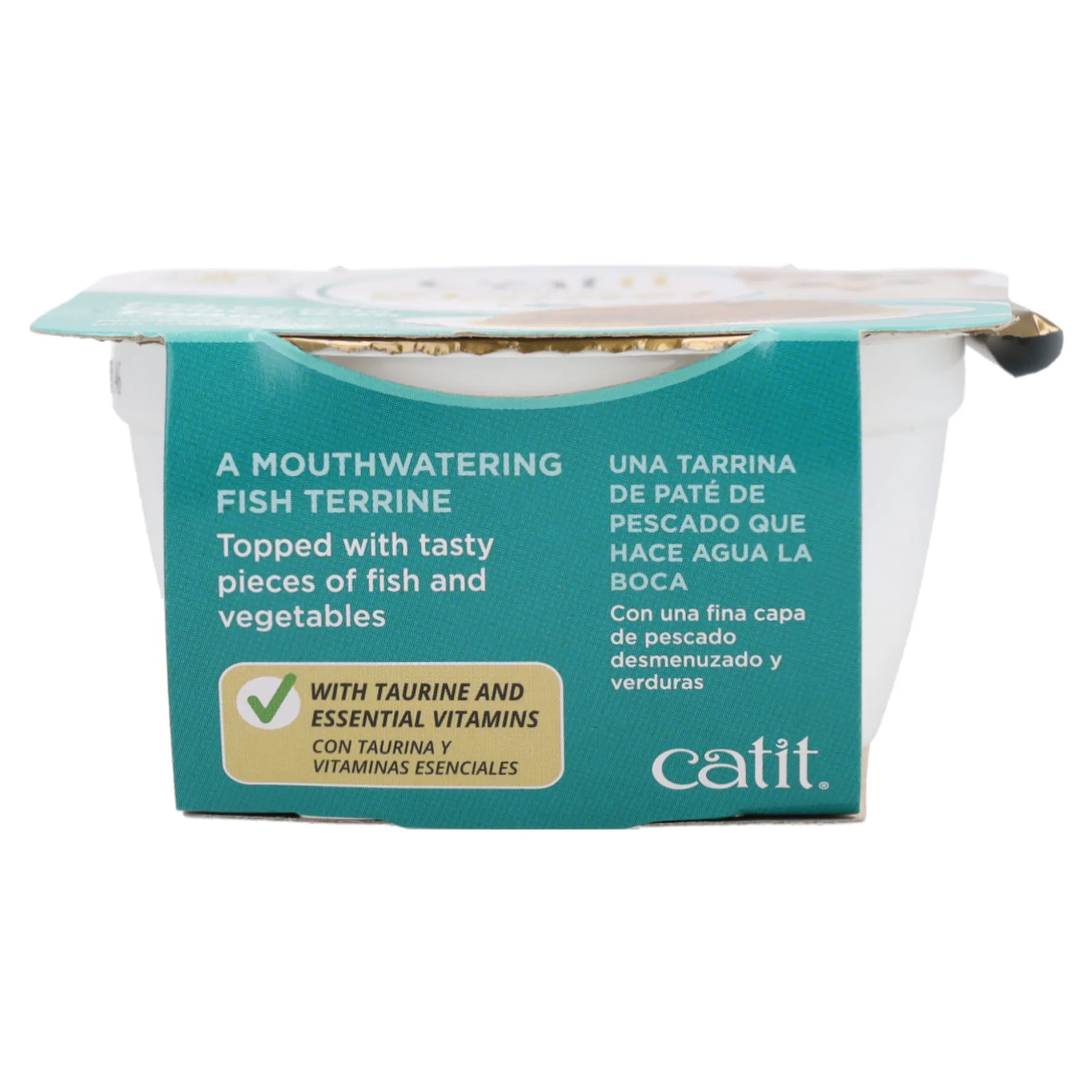 Comida húmeda para gatos Dinner pescado con atún Cuisine 75 g Catit