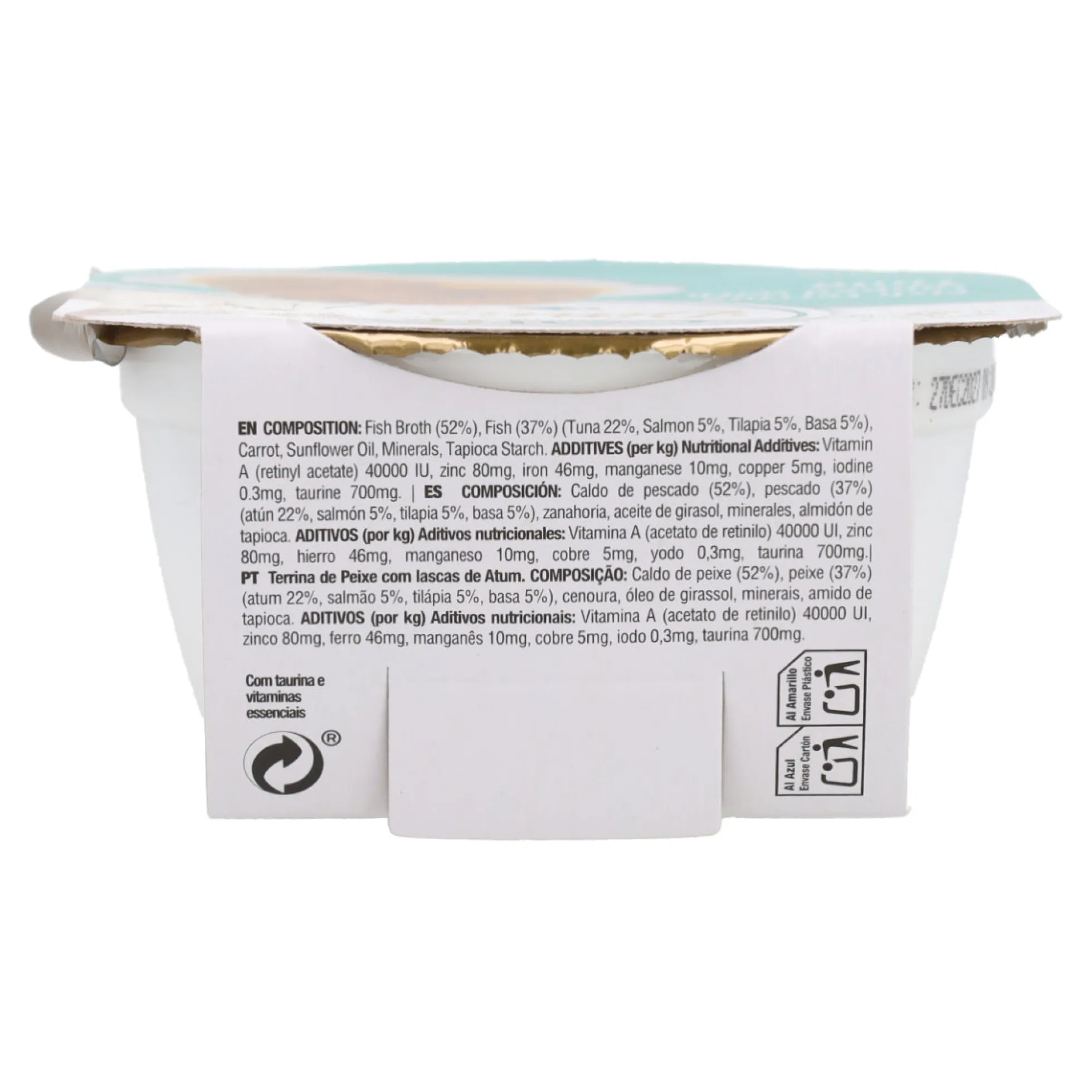 Comida húmeda para gatos Dinner pescado con atún Cuisine 75 g Catit