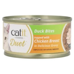 Comida húmeda para gatos Duet pato con pollo Cuisine 75 g Catit