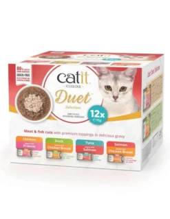 Comida húmeda para gatos Duet Pack Variado Cuisine 12 x 75 g Catit