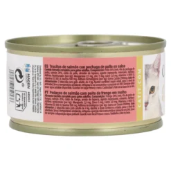 Comida húmeda para gatos Duet salmón con pollo Cuisine 75 g Catit