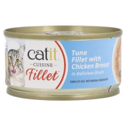 Comida húmeda para gatos Fillet atún con pollo Cuisine 75 g Catit