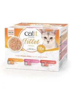 Comida húmeda para gatos Fillet pollo Pack Variado Cuisine 12 x 75 g Catit