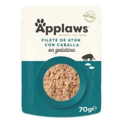 Comida húmeda para gatos Sobre Filete de atún y caballa en gelatina 70 g
