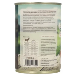 Comida húmeda para perros sabor pato 400 g NaturExtra