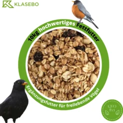 Comida Para Pájaros 10 Kg, Comida Rica En Grasa, Mezcla De Semillas Para Aves