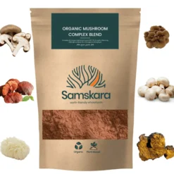 Complejo De Setas Hongos Medicinales En Polvo Bio 250gr | Complejo De Hongos Ecológico Vegano Para Café Y Smoothies