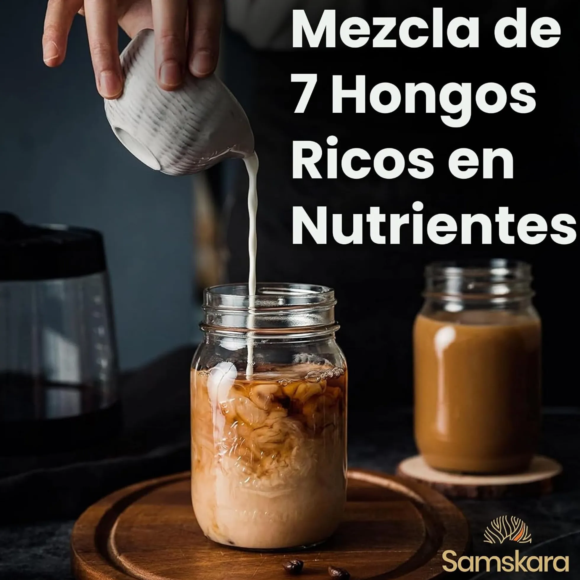 Complejo De Setas Hongos Medicinales En Polvo Bio 250gr | Complejo De Hongos Ecológico Vegano Para Café Y Smoothies