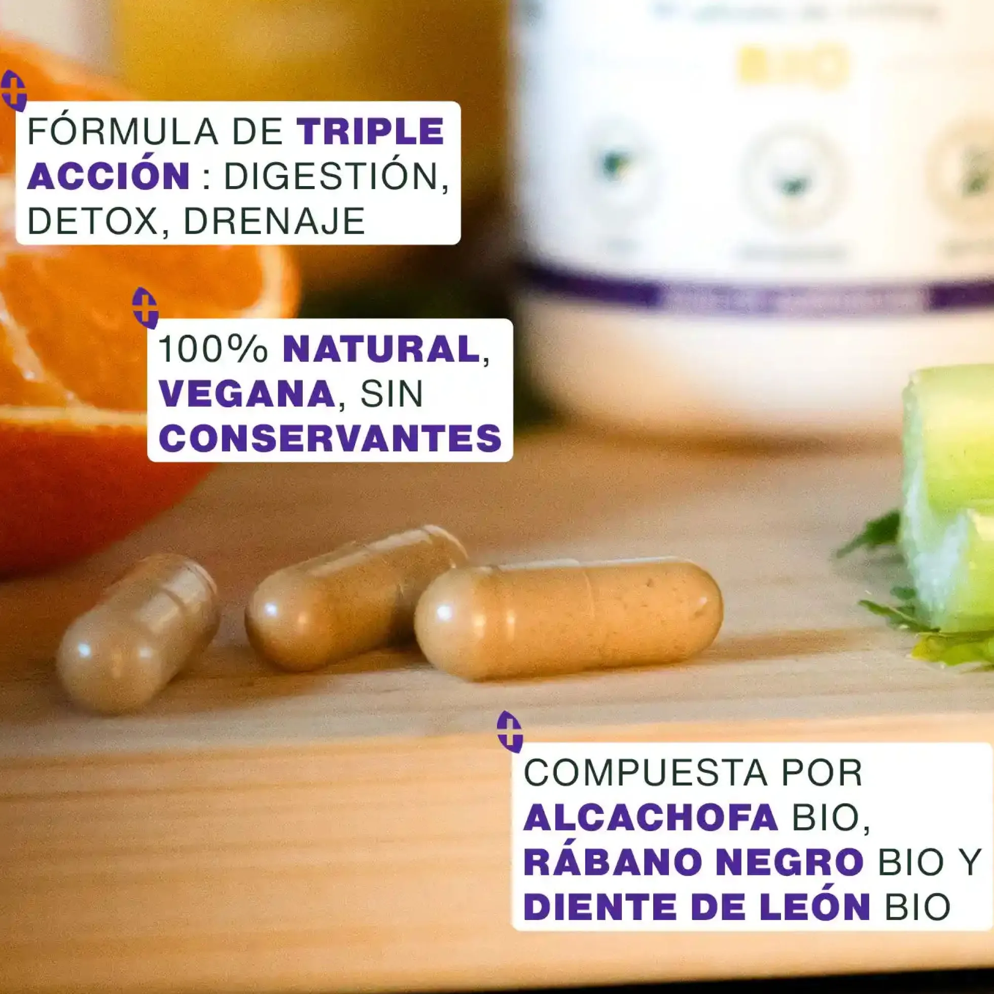 Complejo Detox Hígado Bio | 90 Cápsulas