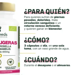 Complejo Piernas Ligeras Bio | 90 Cápsulas