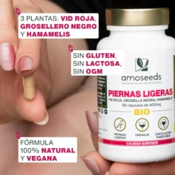 Complejo Piernas Ligeras Bio | 90 Cápsulas