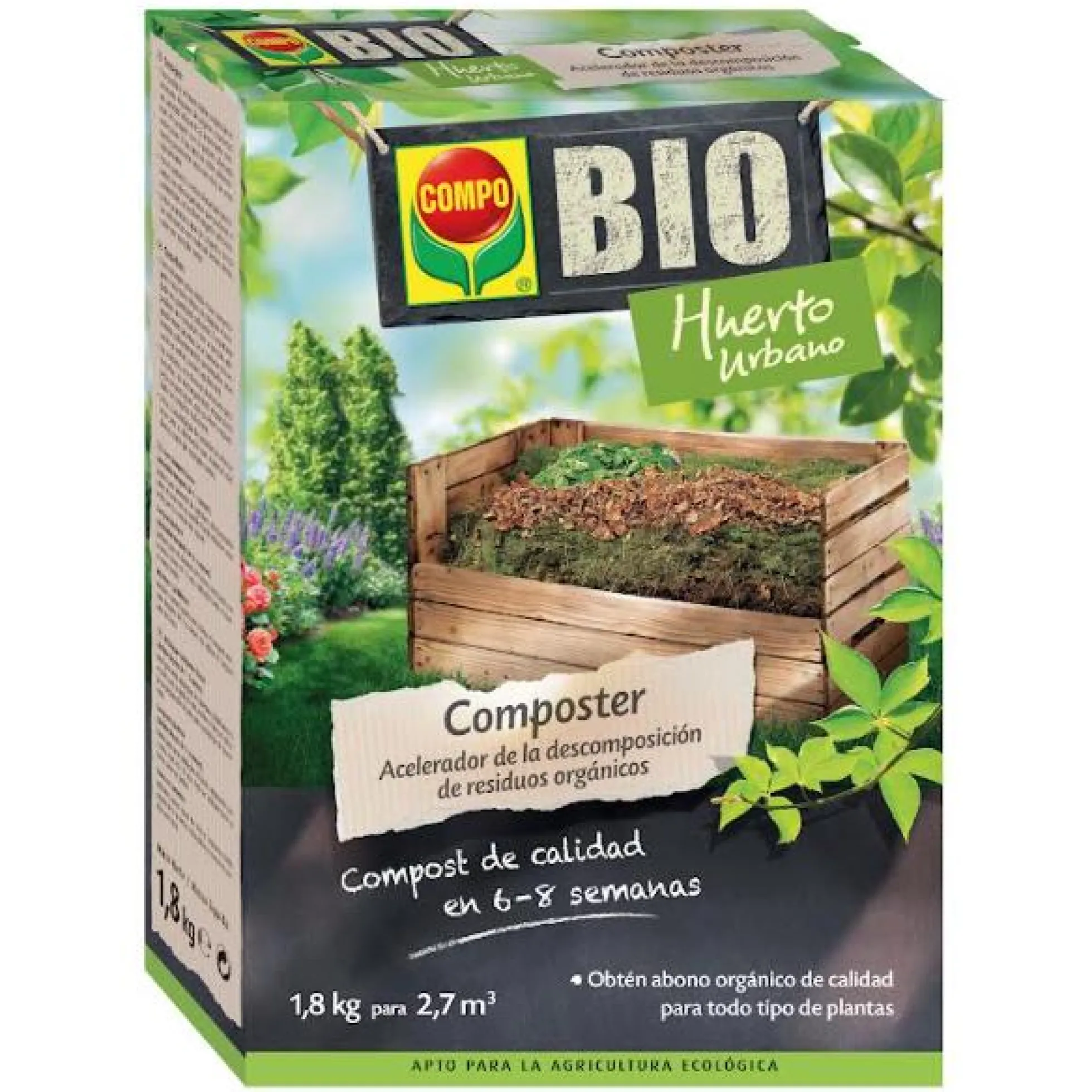 Compo Bio Acelerador de Compostaje Composter 1,8 Kg