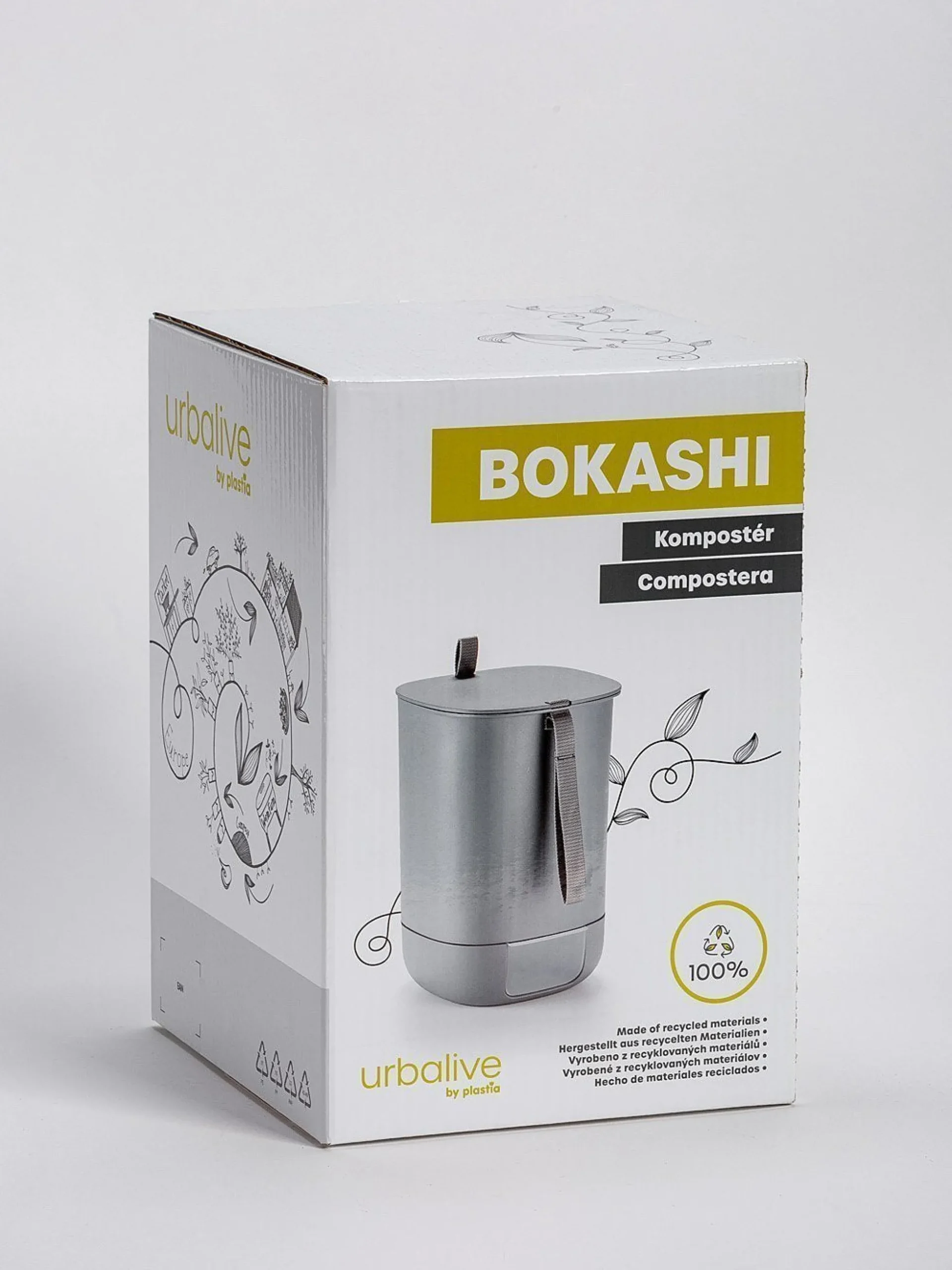 Compostador De Plástico Reciclado Bokashi