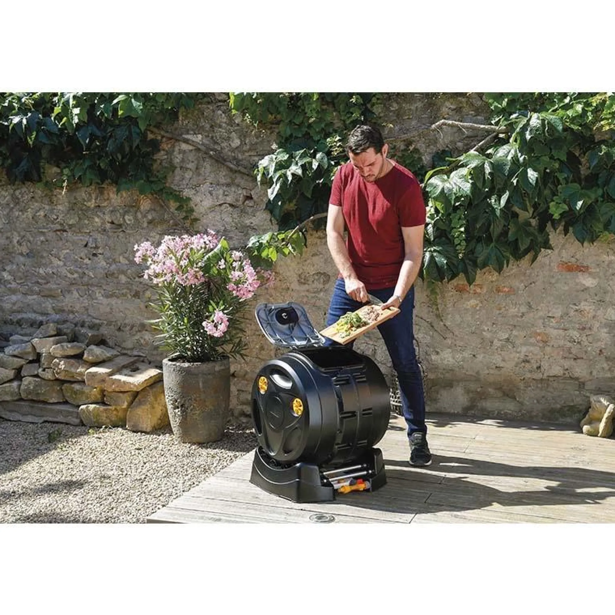 Compostador Easymix 2 en 1 Hozelock (REACONDICIONADO)