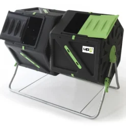 Compostador Tambor 2x105l Uv Resistente, Ventilación Interna, Para Balcón