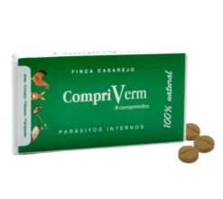 CompriVerm – Complemento nutricional en comprimidos para aves de corral (anátidas, gallinas, faisanes) – 8 comprimidos