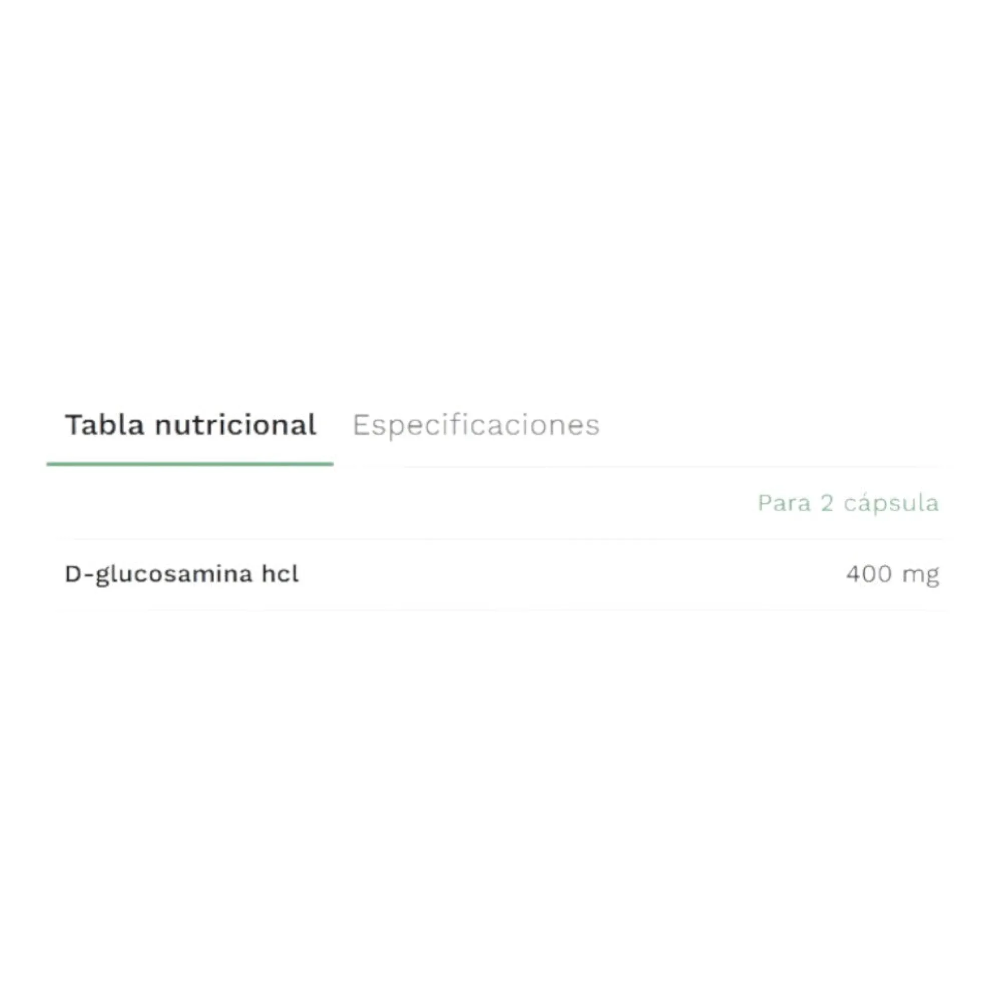 Condroitina Y Glucosamina Nutrabasics 48 Caps