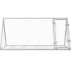Conejera Acero Galvanizado Plateado 200x105x91 Cm